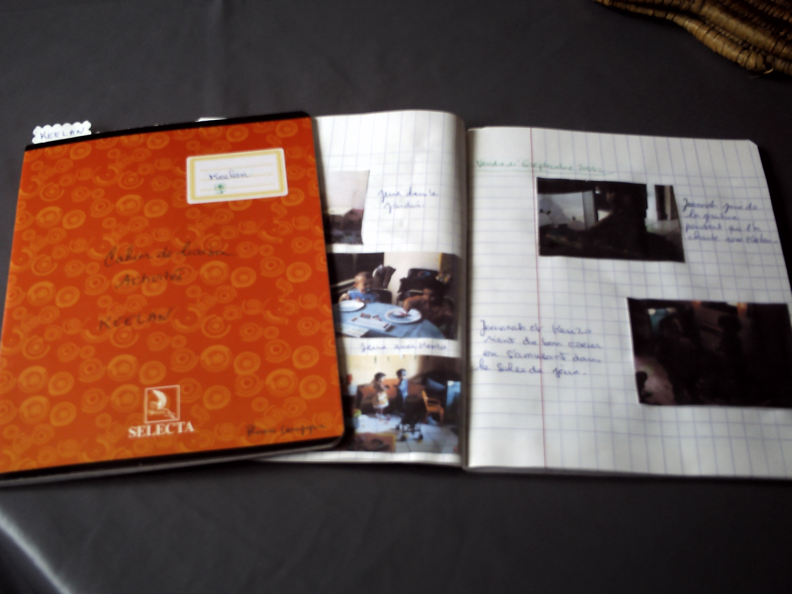 Cahier de liaison "activités"